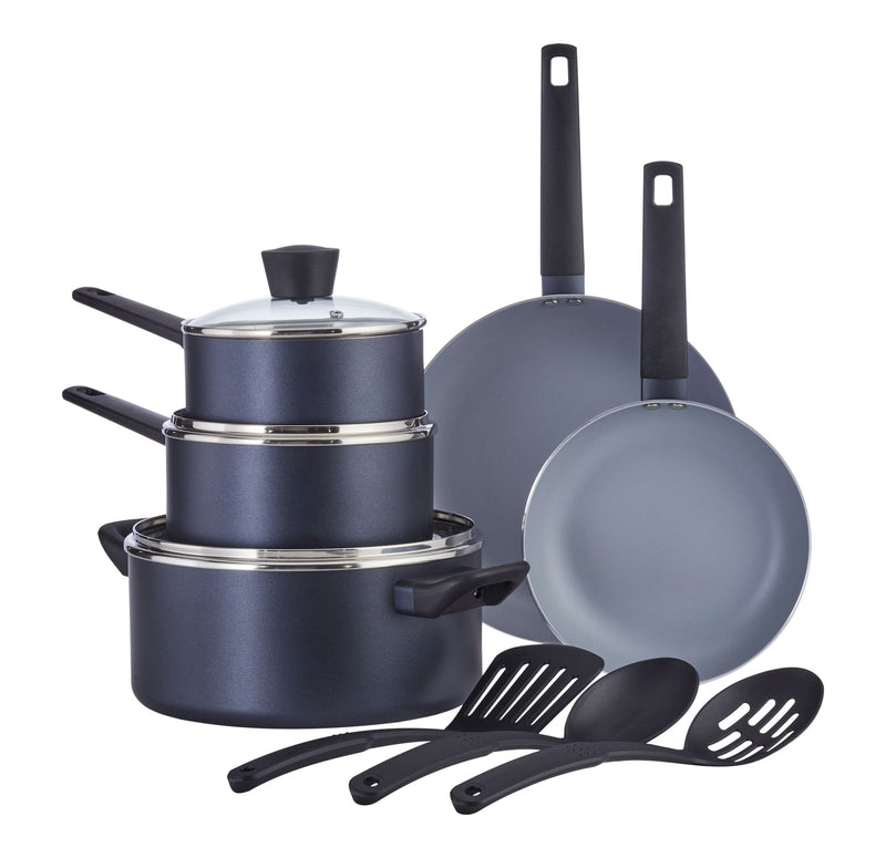 Blue/Grey Non-Stick Cookware Set, 11-pc V7D5
