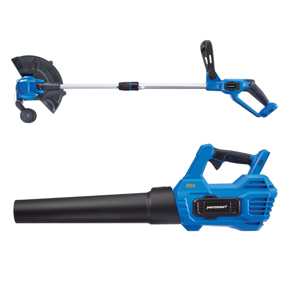 20V Cordless 12" String Trimmer and 370CFM Blower Combo Kit with PWR POD 2 Ah Battery and Charger Q6R3 - product image 1