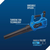 20V Cordless 12" String Trimmer and 370CFM Blower Combo Kit with PWR POD 2 Ah Battery and Charger Q6R3 - product image 6