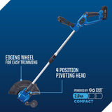 20V Cordless 12" String Trimmer and 370CFM Blower Combo Kit with PWR POD 2 Ah Battery and Charger Q6R3 - product image 7