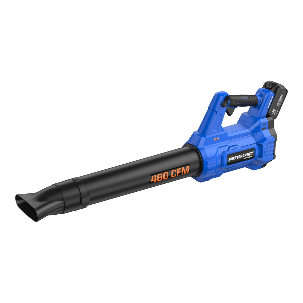 20V Cordless 460 CFM Brushless Leaf Blower Kit with PWRPOD 4 Ah Battery and Charger I4J2 - product image 5