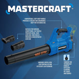 20V Cordless 460 CFM Brushless Leaf Blower, Tool Only, PWR POD Compatible W0A2 - product image 5