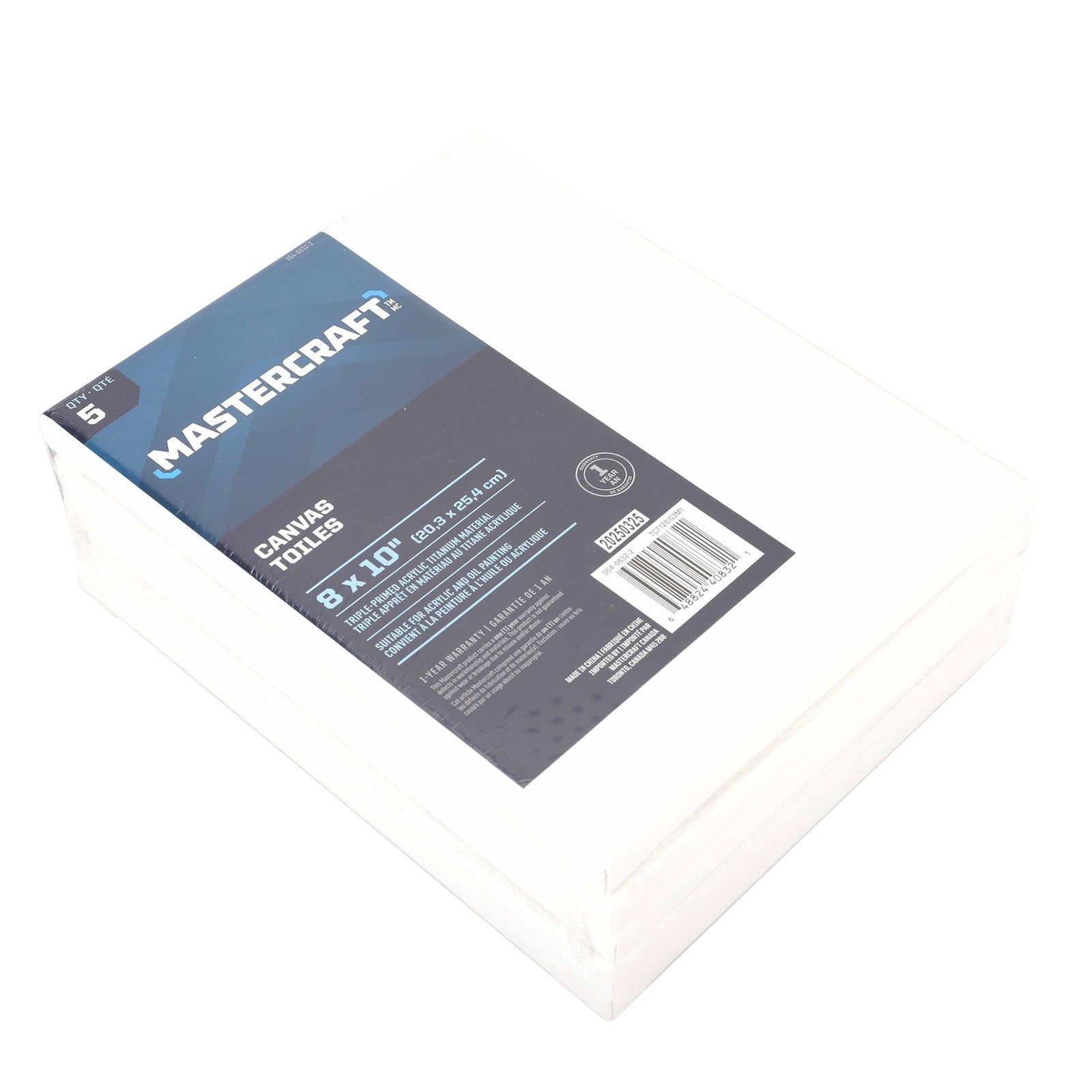 Crafting Canvas for Oil and Acrylic Paint, 5-pk Q5D2 - product image 2
