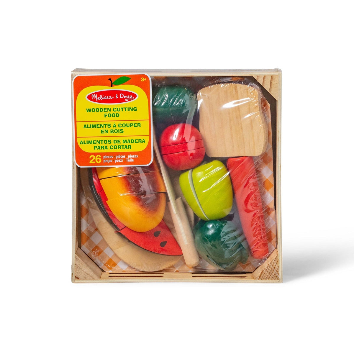 Wooden Cutting Food Playset, Ages 3+ E8U5 - product image 3