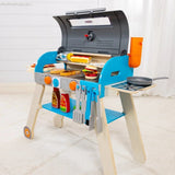 Wooden Deluxe Barbecue Grill, Smoker and Pizza Oven Playset, Ages 3+ Y6U0 - product image 2