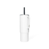 Stainless Steel Insulated All Day Straw Cup with Handle, White, 32-oz A8B9 - product image 1