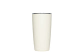 Stainless Steel Insulated Travel Tumbler with Press-Fit Slide Lid, Sandstone White, 16-oz P1K9 - product image 1