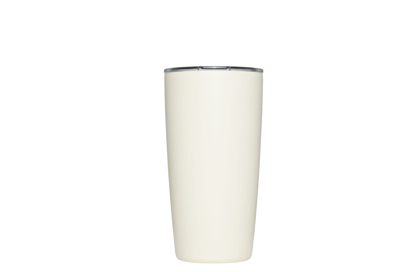 Stainless Steel Insulated Travel Tumbler with Press-Fit Slide Lid, Sandstone White, 16-oz P1K9 - product image 1