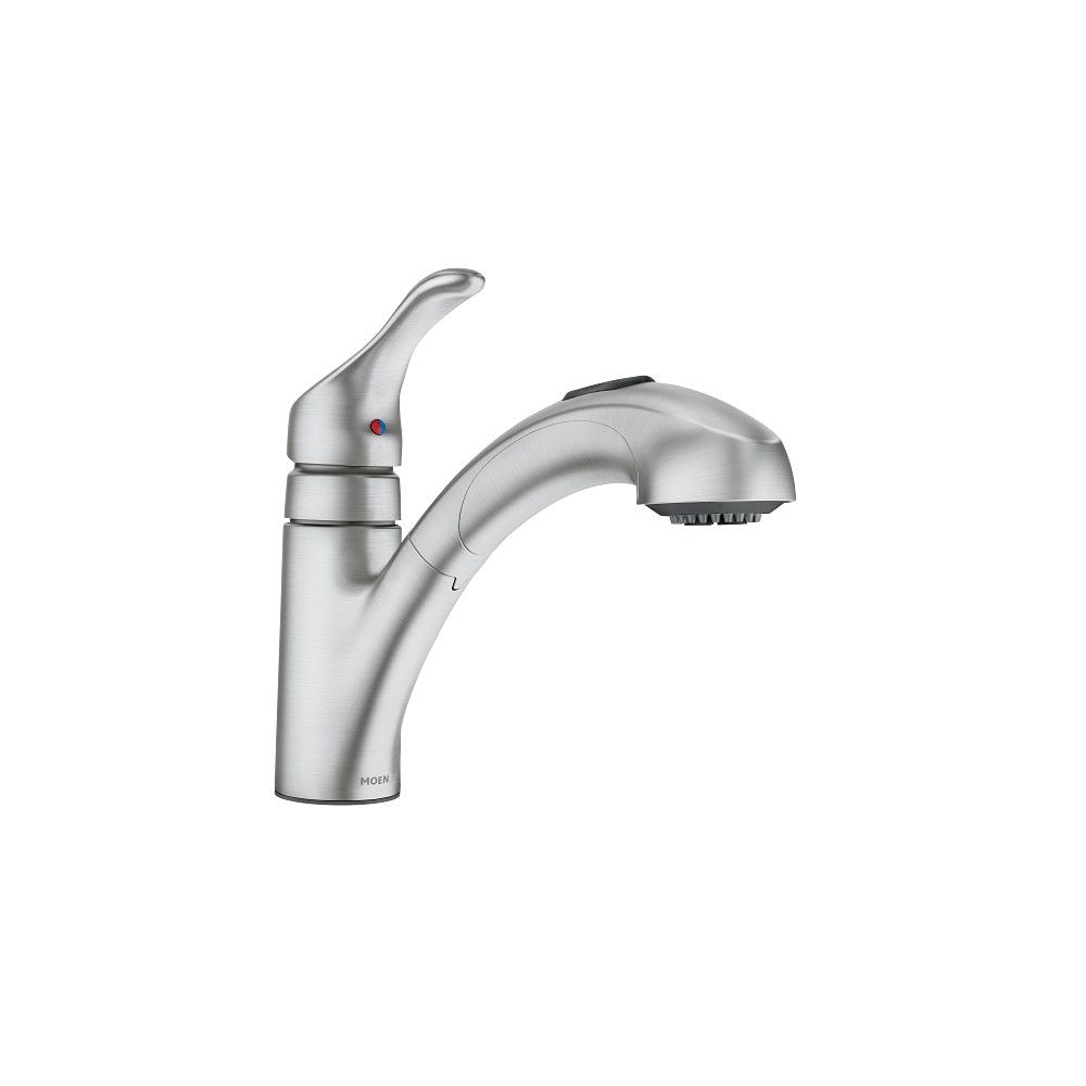 Renzo Single-Handle Pull-Out Kitchen Faucet, Spot Resist Stainless G8L6 - product image 1