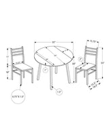 Specialties Dining Set, Taupe, 3-pc O3T7 - product image 3