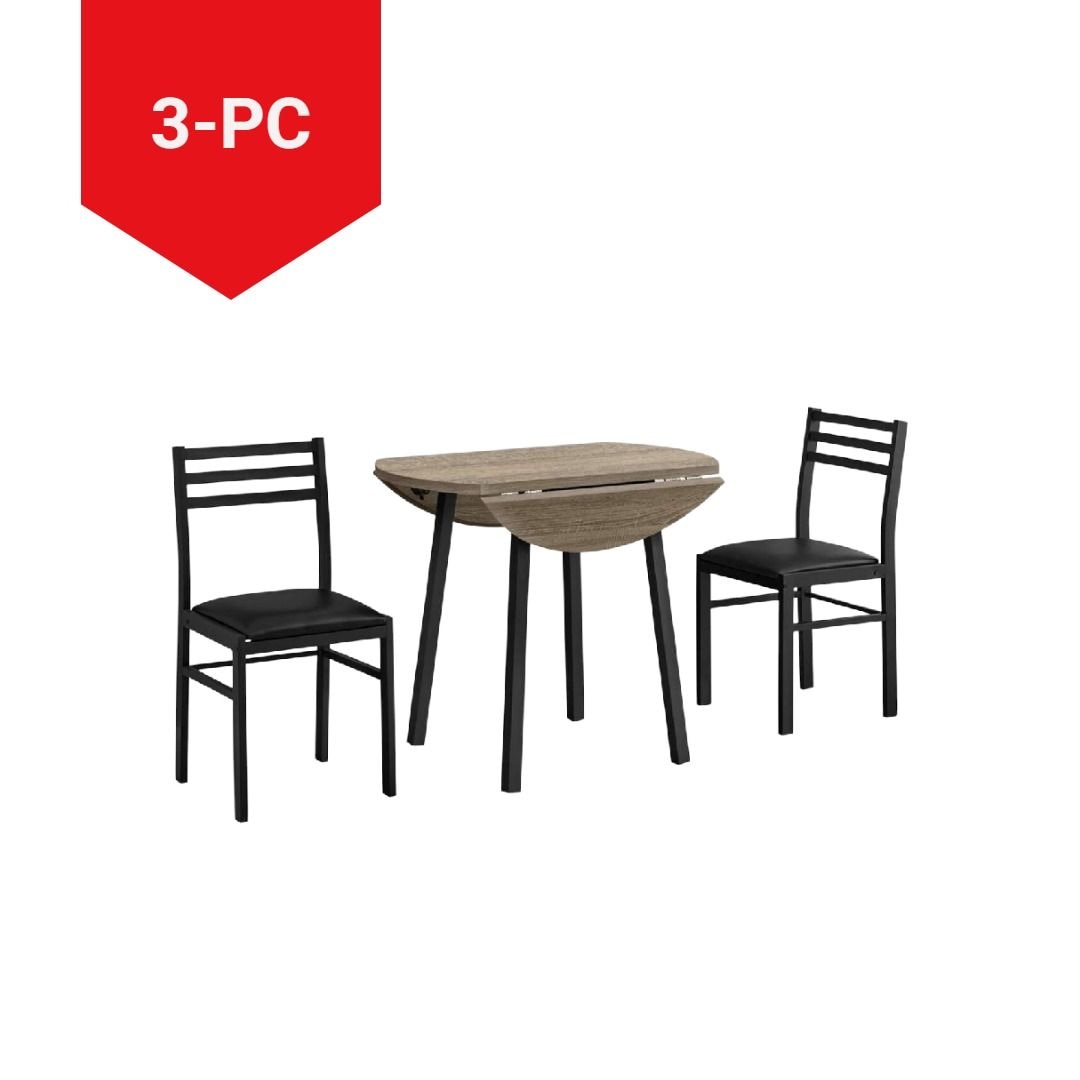 Specialties Dining Set, Taupe, 3-pc O3T7 - product image 4