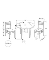 Specialties Dining Set, Taupe, 3-pc O3T7 - product image 5