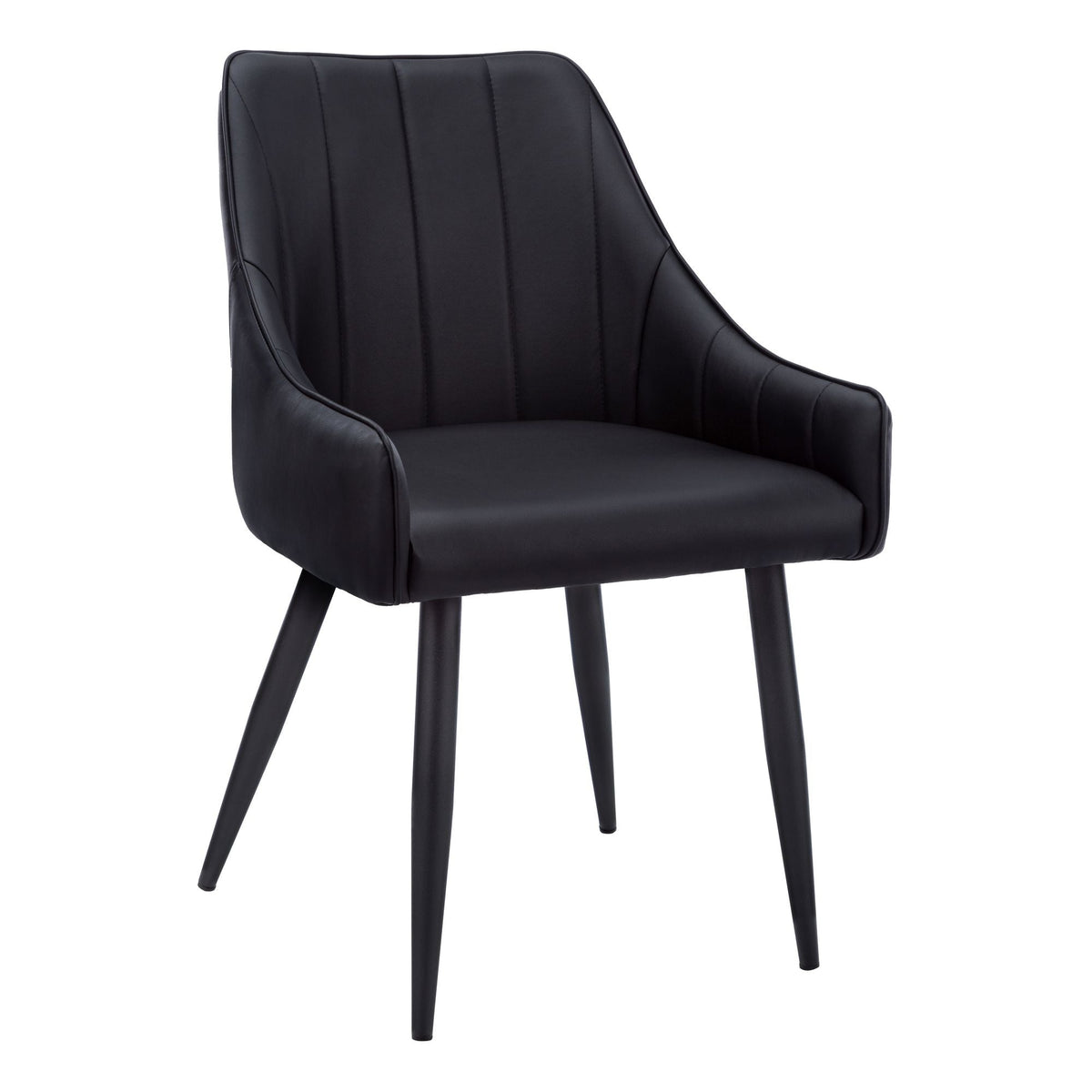Tufted Leather Look Dining Chair Set, 2-pc U5Z0 - product image 1
