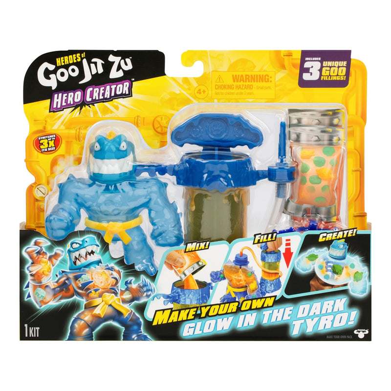Heroes of Goo Jit Zu Glow-in-the-Dark Extreme Hero Creator W9H4