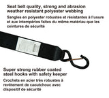 1,000-lb Marine Gunwale Strap, Fully Adjustable, 2-in x 16-ft V7K2 - product image 3