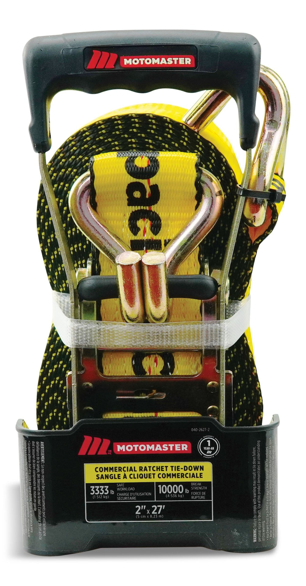 10,000-lb Ratchet Tie Down Strap, Abrasion Resistant, 2-in x 27-ft D3R6 - product image 2