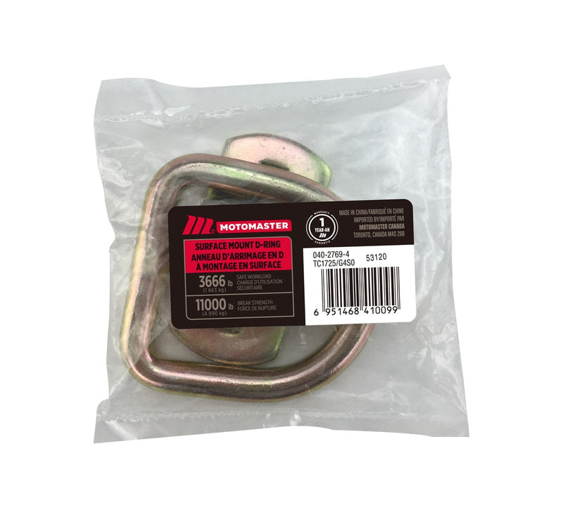 11,000-lb Medium Duty D-Ring, Surface Mountable H1C3