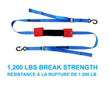 1,200-lb Motorcycle Tie Down Strap, 1 3/8-in x 12-ft Z3D1 - product image 3