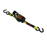 1,200-lb Retractable Camo Ratchet Tie Down Straps, 1-in x 10-ft, 2-pk W8S0 - product image 2
