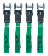 1,500-lb Padded Ratchet Tie Down Straps, 1-in x 14-ft, 4-pk K4P9 - product image 6
