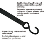 1,500-lb Retractable Transom Tie Down Strap, 1-in x 6-ft (2.54 cm x 1.8 m), 2-pk O9U5 - product image 5