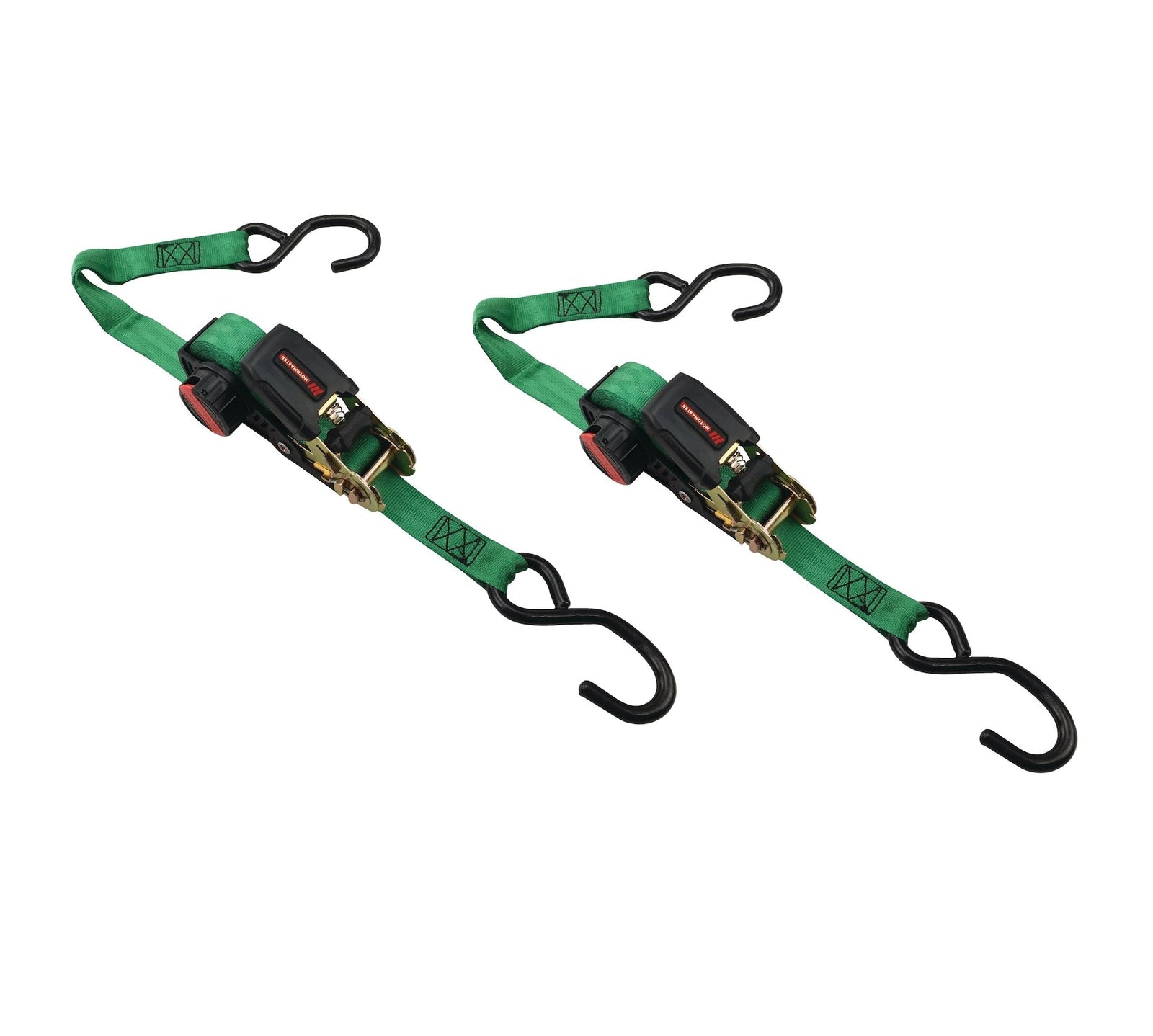 1,500-lb Rocker Ratchet Tie Down, 1-in x 15-ft, 2-pk M0R7 - product image 1