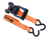 3,000-lb Heavy Duty Ratchet Tie Down Strap, 1.25-in x 14-ft, 4-pk G9B6 - product image 7