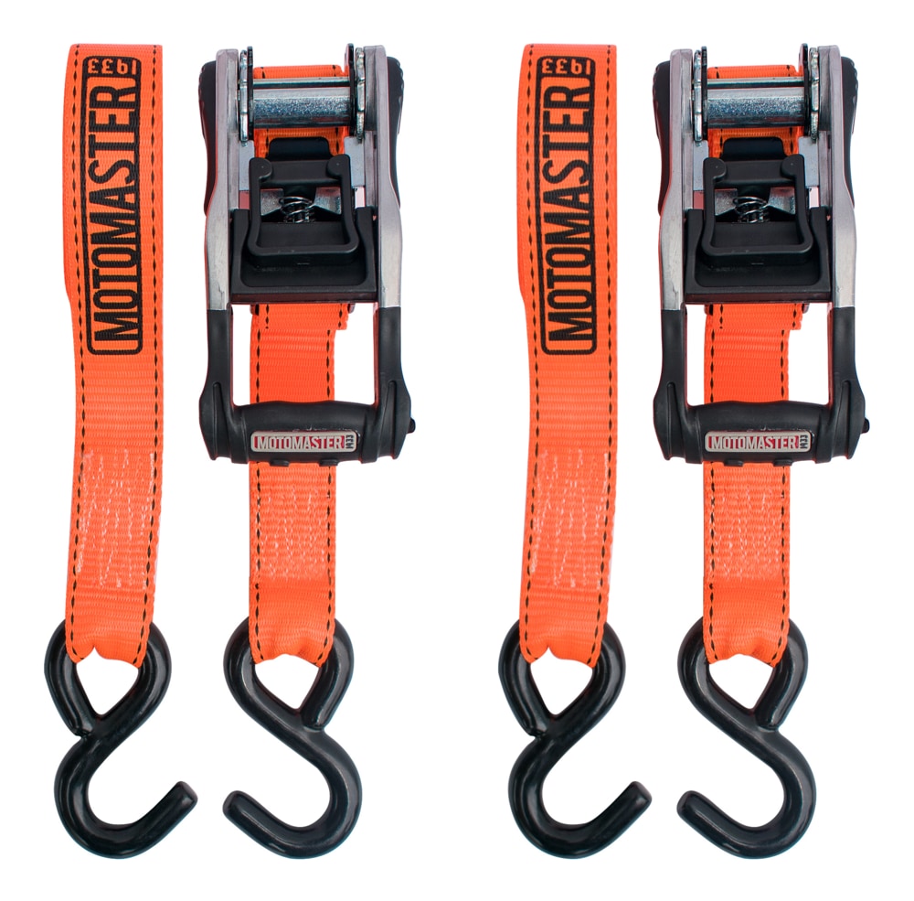 3,000-lb Heavy-Duty Ratchet Tie Down Straps, with Power Grip Padded Handles, 1.25-in x 10-ft, 2-pk Y9N3 - product image 3