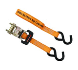 3,000-lb Padded Handle Ratchet Tie Down Straps, 1.25-in x 10-ft, 2-pk Z9F2 - product image 3