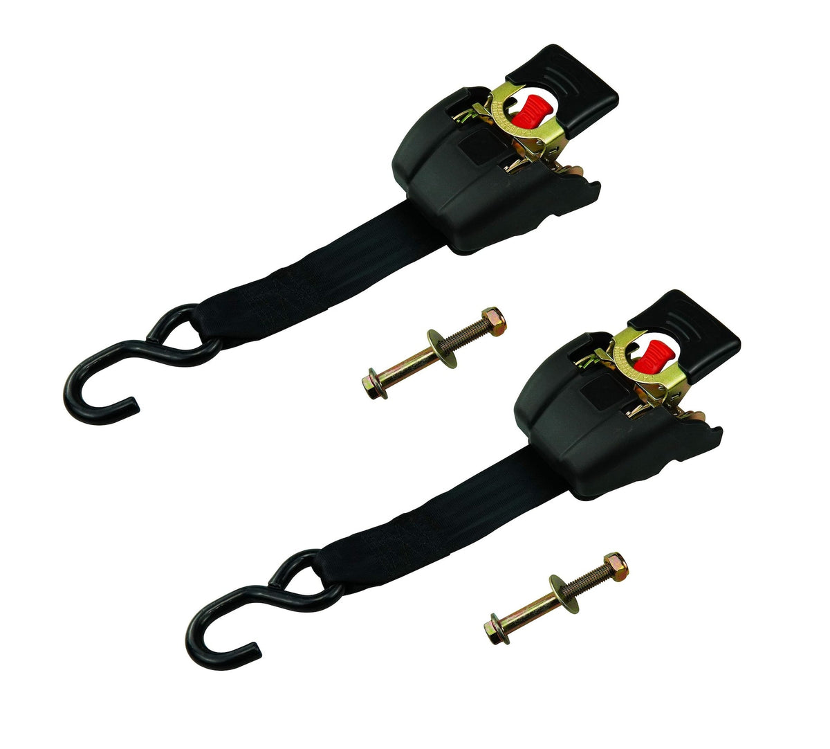 3,300-lb Retractable Transom Tie Down Strap, 2-in x 43-in, 2-pk W6Q9 - product image 1
