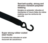 3,300-lb Retractable Transom Tie Down Strap, 2-in x 43-in, 2-pk W6Q9 - product image 3