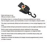 3,300-lb Retractable Transom Tie Down Strap, 2-in x 43-in, 2-pk W6Q9 - product image 4