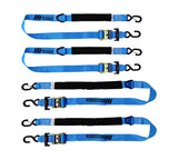 3,600-lb Heavy Duty Ratchet Tie Down Strap, Assorted Sizes, 4-pk B5Q2 - product image 2
