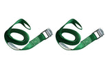 450-lb Light Duty Lashing Straps with Cam Buckle Clasps, Weatherproof, 1-in x 12-ft, 2-pk Z9F4 - product image 1