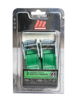 450-lb Light Duty Lashing Straps with Cam Buckle Clasps, Weatherproof, 1-in x 12-ft, 2-pk F7D8 - product image 2