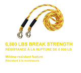 6,800-lb Tow Rope, with Rust-Resistant Hooks, 5/8-in x 14-ft W7Y0 - product image 3