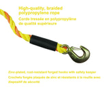 6,800-lb Tow Rope, with Rust-Resistant Hooks, 5/8-in x 14-ft W7Y0 - product image 4