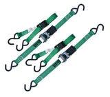 900-lb Ratchet/Cambuckle Tie-Down Straps, Non-Padded, 1-in x 10-ft, 4-pk X4X8 - product image 3