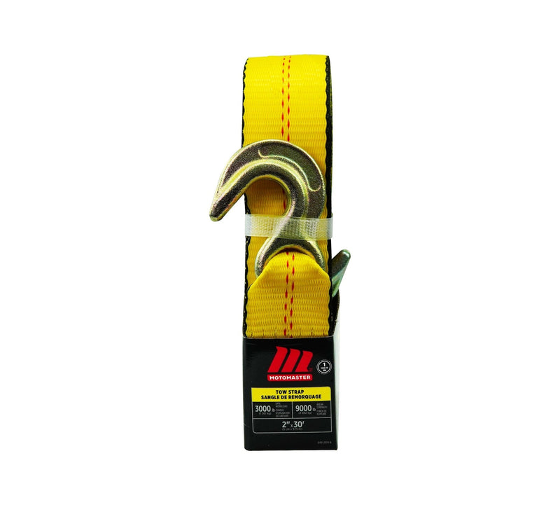 9,000-lb Tow Strap, with Rust-Resistant Hooks, 2-in x 30-ft B1S6