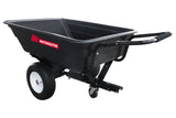 Poly Bed Utility Trailer Cart with Steel Frame, Black, 500-lb C5Q7 - product image 2
