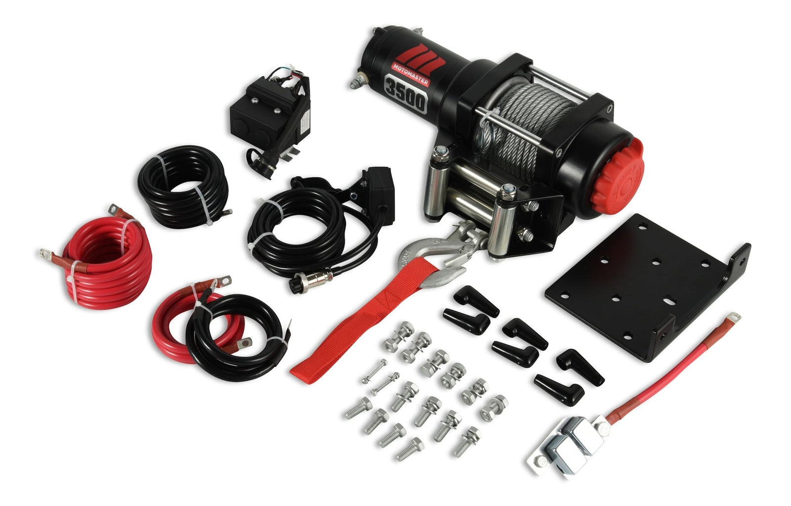 Steel ATV Winch, 3500-lb O5S7 - product image 3