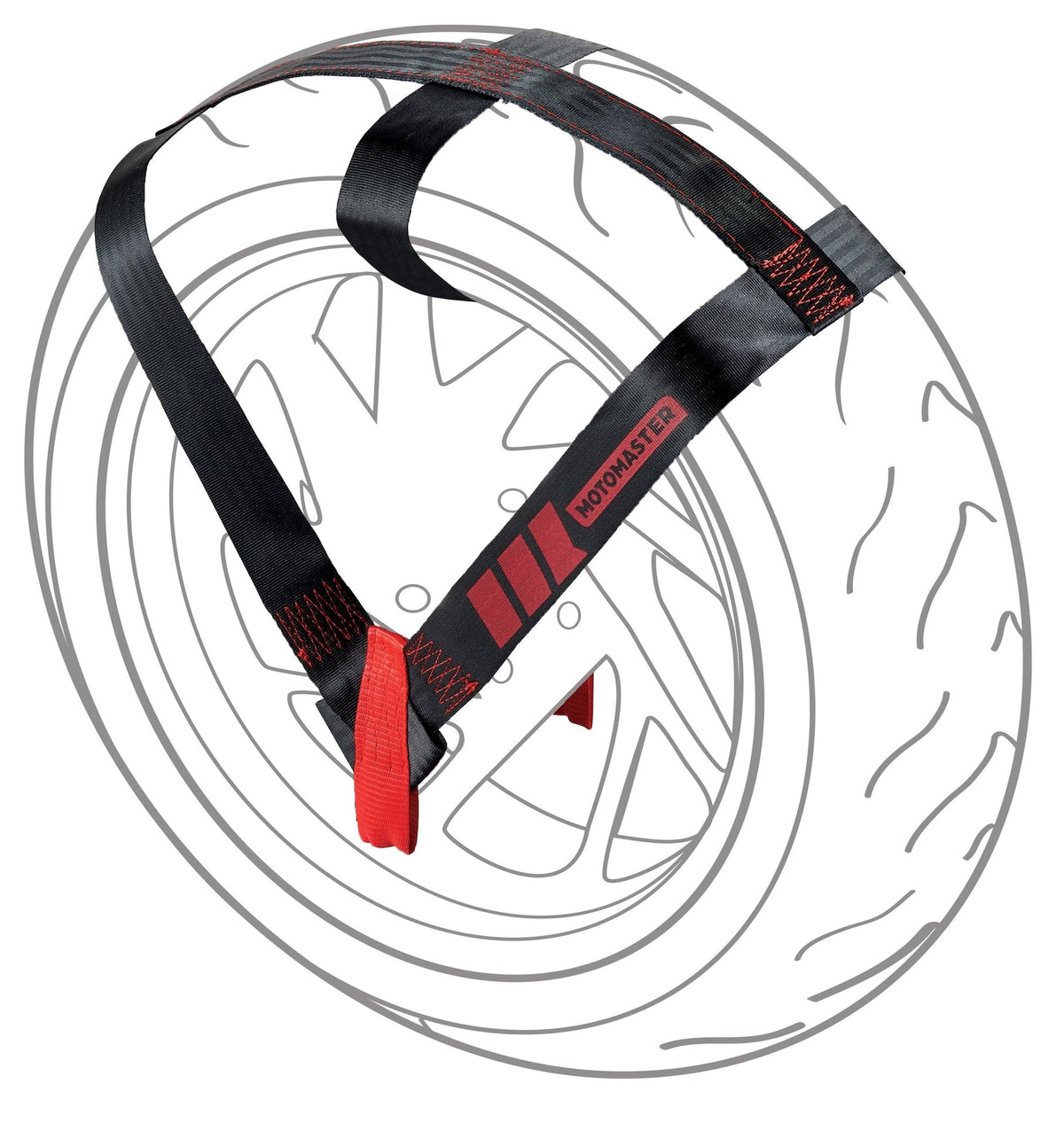 Universal Motorcycle Wheel Tie Down Strap U8Z9 - product image 1