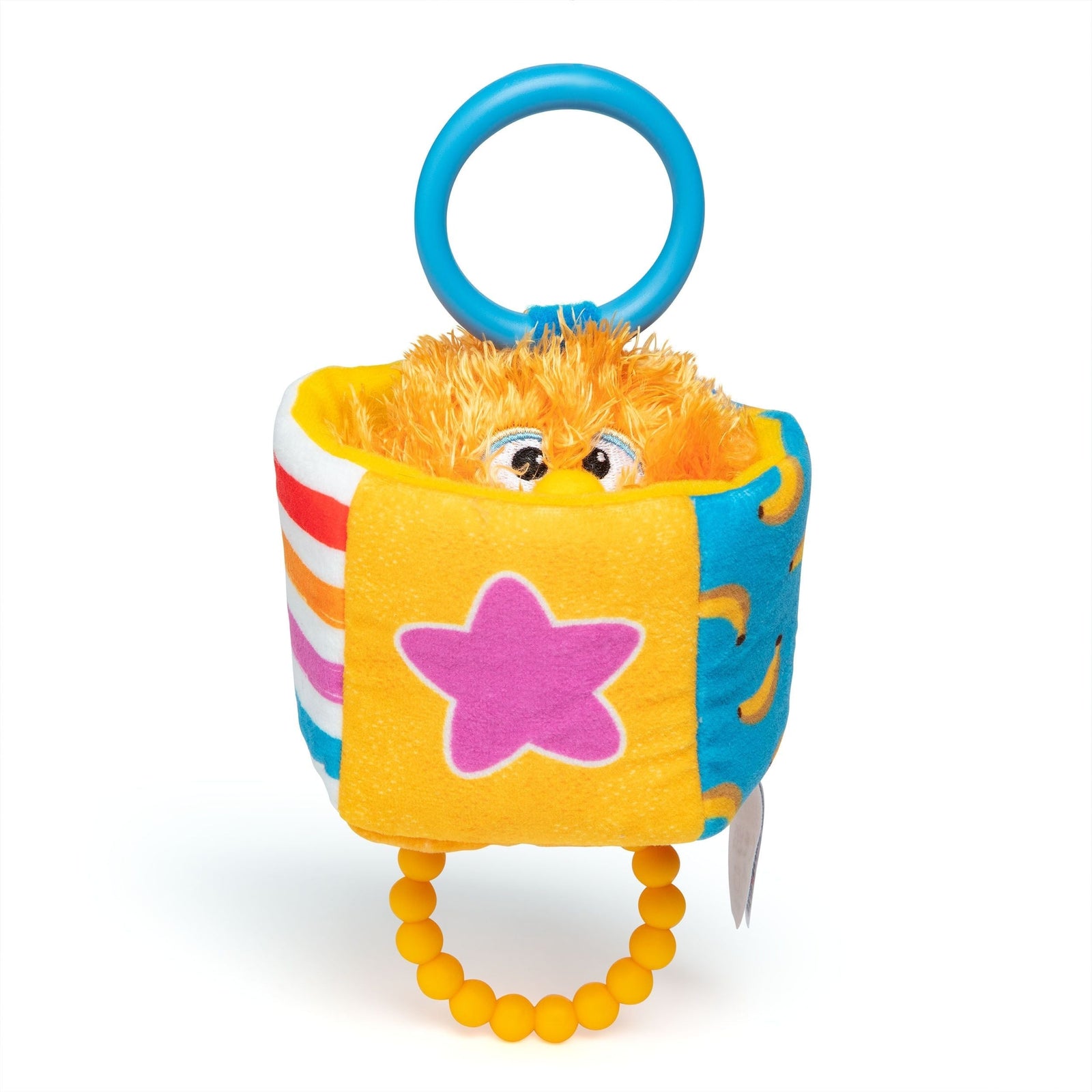 Rachel Herbie Sensory Take-Along Toy, Baby Swing & Baby Stroller Teething Toys with Rattle & Clip, Toddler Toys J5P4 - product image 1