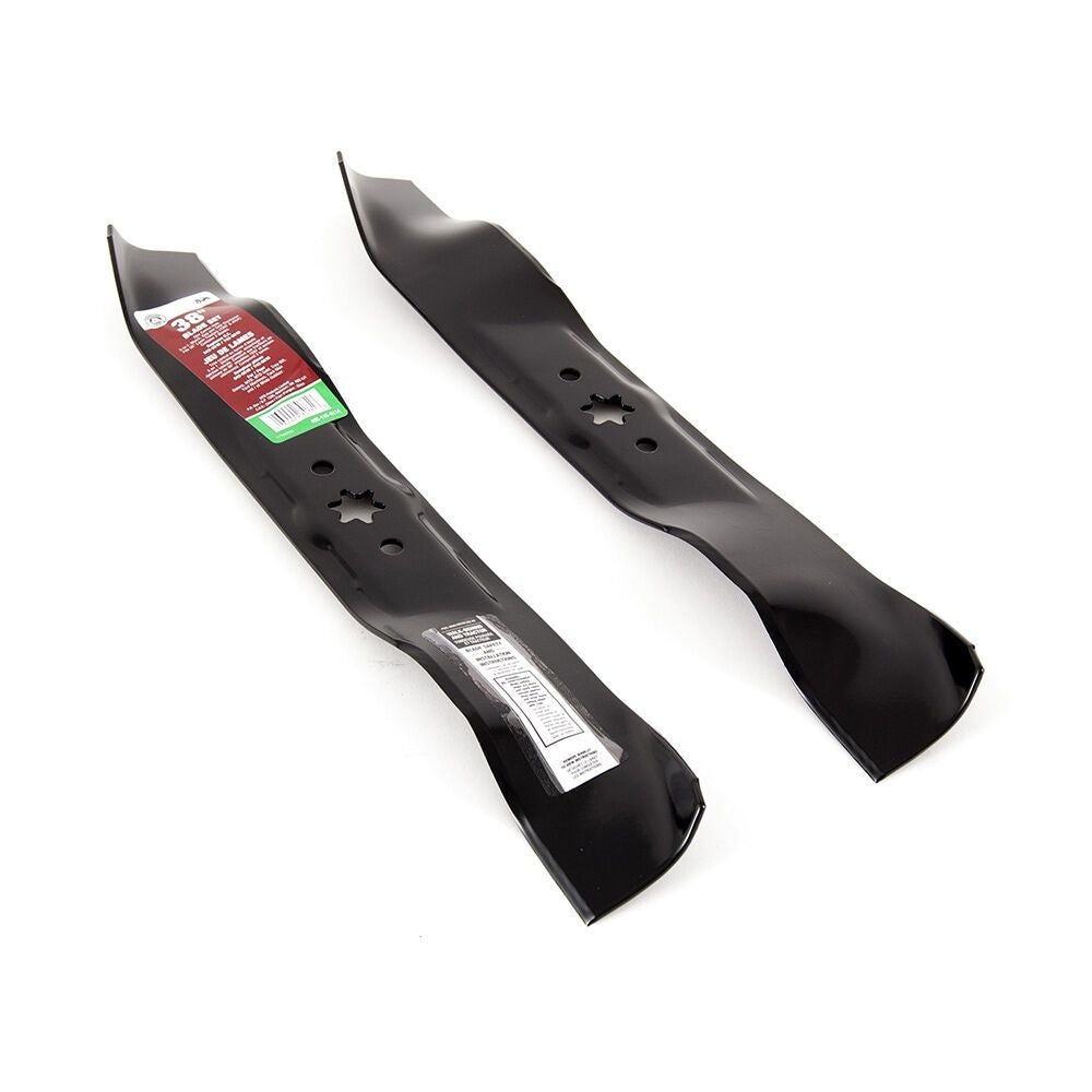 3-in-1, 2-Blade Replacement Set for 38-in Lawn Tractor Cutting Decks, Black Z0M1 - product image 3