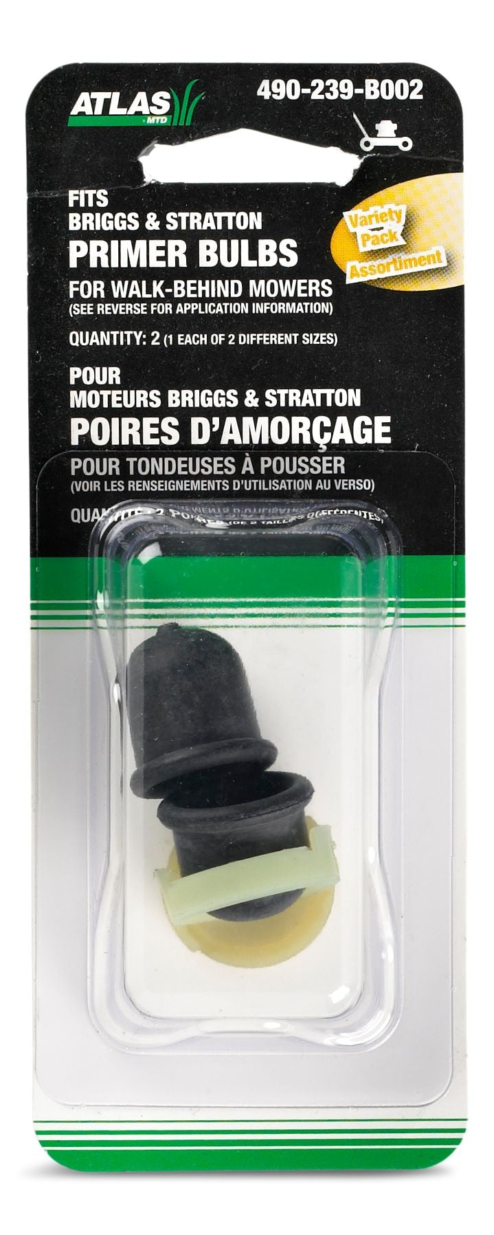 Briggs & Stratton Lawn Mower Engine Primer Bulbs, 2-Pc S9O1
