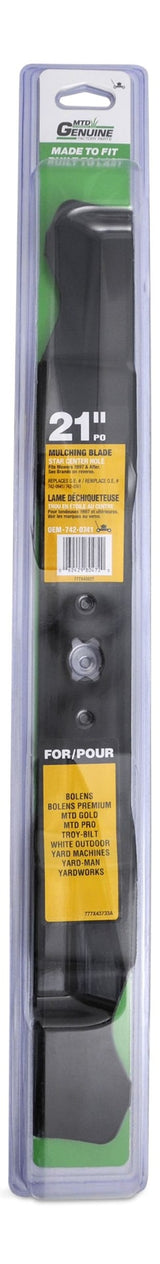Mulch Lawn Mower Replacement Blade, 21-in B9R6 - product image 1