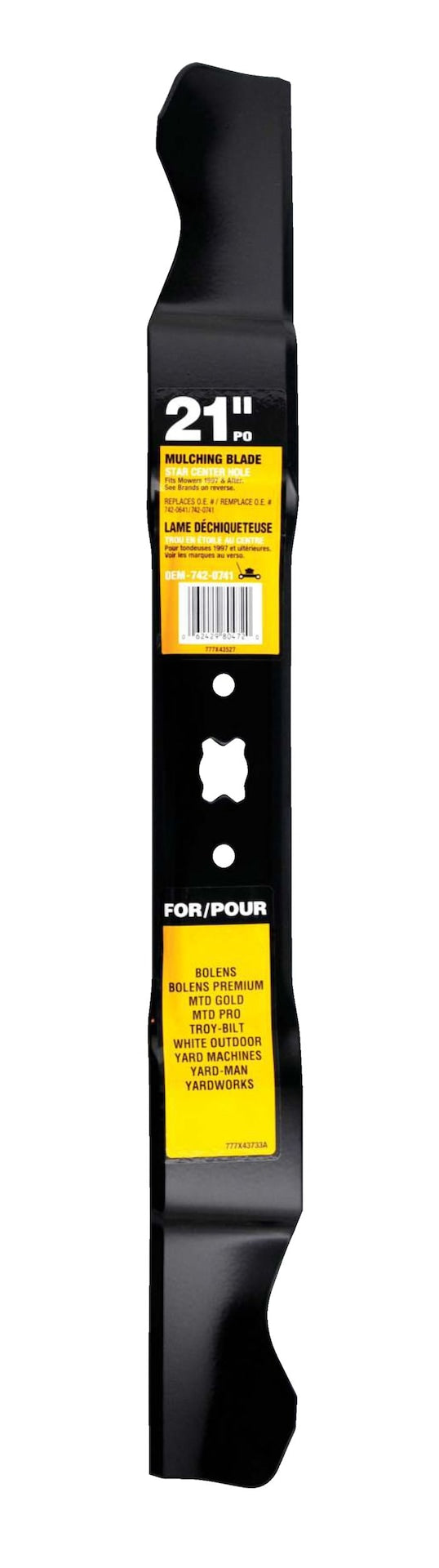 Mulch Lawn Mower Replacement Blade, 21-in B9R6 - product image 2