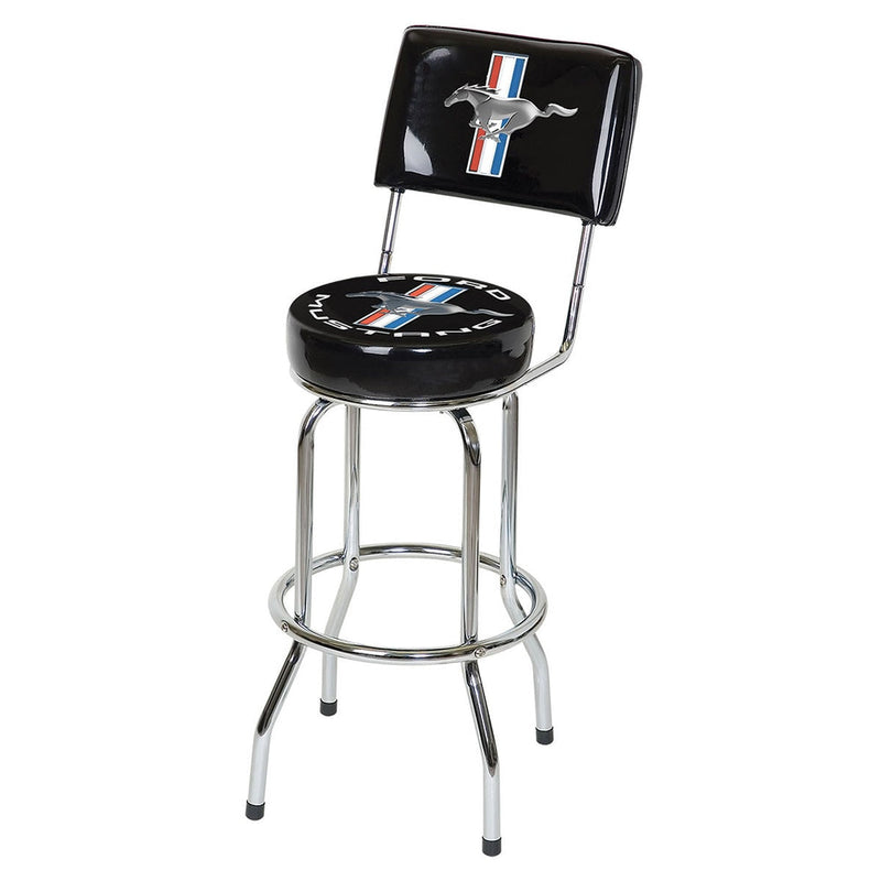 Swivel Bar Stool with Backrest I6R9