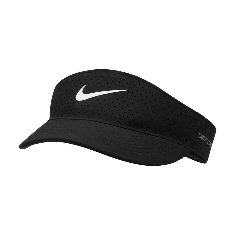 Golf Dri-Fit Visor with Adjustable Closure, Men's/Women's Unisex, Black/White, One Size P7C3