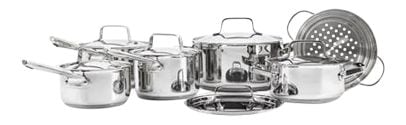 Canadian Signature Stainless Steel Cookware Set, 12-pc G5N9 - product image 1